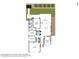 Overhead floorplan showing the layout of the home, including the kitchen, living area, bedrooms, and garage at 616 E Sheffield Ave, Gilbert, AZ 85296
