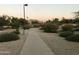 Scenic community pathway with lush landscaping, providing a tranquil walking experience at 6191 S Pearl Dr, Chandler, AZ 85249