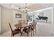 Comfortable dining room with a stylish chandelier and decorative artwork on the walls at 6226 N 21St Dr, Phoenix, AZ 85015