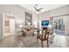 Charming living room with a fireplace, sliding glass doors, and bright natural light at 6226 N 21St Dr, Phoenix, AZ 85015