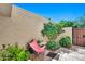 Charming patio featuring a lounge chair, garden, and a tranquil atmosphere, ideal for relaxing at 6226 N 21St Dr, Phoenix, AZ 85015