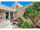 Cozy patio space with a sliding glass door, chair, and a garden creating a peaceful retreat at 6226 N 21St Dr, Phoenix, AZ 85015