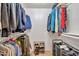 Organized walk-in closet with clothing racks, shelving, a shoe rack, and laundry basket at 6226 N 21St Dr, Phoenix, AZ 85015