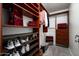 Well-organized walk-in closet with custom shelving and ample storage space at 7167 E Rancho Vista Dr # 4010, Scottsdale, AZ 85251
