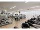 A state-of-the-art gym features treadmills, elliptical machines and weight machines for residents at 7167 E Rancho Vista Dr # 4010, Scottsdale, AZ 85251