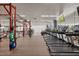 A state-of-the-art fitness center features treadmills and weight machines with multiple TV screens at 7167 E Rancho Vista Dr # 4010, Scottsdale, AZ 85251