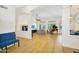 Open-concept living room with piano, TV, modern decor, and ample seating at 824 W Mesquite St, Gilbert, AZ 85233