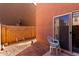 Backyard with a patio, chairs, and sliding glass doors for easy indoor/outdoor living at 8244 W Albeniz Pl, Phoenix, AZ 85043