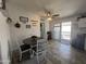 Comfortable dining area with modern table and chairs, slider to patio at 11596 W Sierra Dawn Blvd # 33, Surprise, AZ 85378
