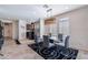 Spacious dining area featuring a designer chandelier and an open layout at 720 E Cobble Stone Dr, Queen Creek, AZ 85140
