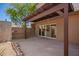 Back patio featuring direct access to the home at 7647 E Montecito Ave, Scottsdale, AZ 85251