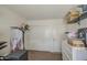 Bedroom featuring neutral walls, carpet flooring, and large closet at 7844 W Jenan Dr, Peoria, AZ 85345