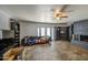 Spacious living room features tile floors and lots of space for entertaining at 7844 W Jenan Dr, Peoria, AZ 85345