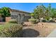 Attractive front yard with drought-resistant landscaping, gravel, shrubbery, and desert plants at 834 W Whitten St, Chandler, AZ 85225