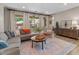 Living room with sofa, patterned rug, and furniture set at 834 W Whitten St, Chandler, AZ 85225