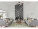 Inviting living room with a modern fireplace and comfortable seating at 862 W Rawhide Ave, Gilbert, AZ 85233