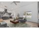 Comfortable living room with an open kitchen view at 862 W Rawhide Ave, Gilbert, AZ 85233