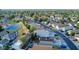 Aerial view showing community landscaping and neighborhood streets at 921 S Val Vista Dr # 135, Mesa, AZ 85204