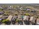 Aerial view of community with homes featuring pools and mature desert landscaping at 10276 E Meandering Trail Ln, Gold Canyon, AZ 85118