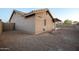 A spacious backyard is ready for your personalized landscaping touch at 1220 S Wagon Wheel Dr, Chandler, AZ 85286