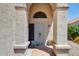 Charming front porch with decorative accents, providing a warm welcome at 1310 E Helena Dr, Phoenix, AZ 85022