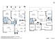 Detailed floor plan showcasing the layout of a spacious home with multiple bedrooms, living areas, and garage at 13304 W Palo Verde Dr, Litchfield Park, AZ 85340