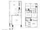 A detailed floor plan showing the layout of the home's first and second floors at 2476 W Rowel Rd, Phoenix, AZ 85085