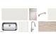 Assortment of kitchen design selections, including countertops, cabinets, fixtures, and flooring at 47198 W Mellen Ln, Maricopa, AZ 85139