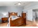 Well-lit bedroom with a cozy bed, coordinated nightstands, and ample space at 6018 W Villa Maria Dr, Glendale, AZ 85308