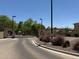 Community entrance with private road access to residential homes and neighborhood park at 9132 S Parkside Dr, Tempe, AZ 85284