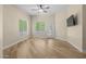 Unfurnished bedroom with lots of light from the large windows and access to the outside at 945 E Playa Del Norte Dr # 1022, Tempe, AZ 85288