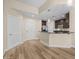 This bright, unfurnished kitchen features pendant lighting and an open floorplan at 945 E Playa Del Norte Dr # 1022, Tempe, AZ 85288