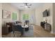 Inviting living room features modern furniture, hardwood floors, and bright natural light at 945 E Playa Del Norte Dr # 1022, Tempe, AZ 85288