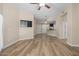 A bright unfurnished space, ready for your personal touch, features an open concept to the kitchen at 945 E Playa Del Norte Dr # 1022, Tempe, AZ 85288