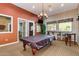 Inviting clubhouse featuring a pool table, bar seating, and entertainment area for residents to enjoy at 9820 N Central Ave # 307, Phoenix, AZ 85020