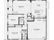 Detailed floor plan showcasing layout of the home, including bedrooms, kitchen, and living spaces at 9972 W Piccadilly Rd, Avondale, AZ 85392
