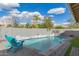 Beautiful pool with poolside seating and nice view of the surroundings at 104 E Louis Way, Tempe, AZ 85284