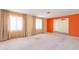 Spacious living room featuring neutral walls, carpeted floor, and large windows with coverings at 1156 E Brenda Dr, Casa Grande, AZ 85122