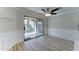 Bright dining space with sliding glass doors opening to the backyard patio at 1361 E Sheffield Ave, Gilbert, AZ 85296