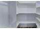 Walk-in pantry features white shelving providing ample storage space at 1361 E Sheffield Ave, Gilbert, AZ 85296