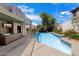 Inviting pool area with patio and seating at 15034 S 44Th Pl, Phoenix, AZ 85044