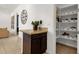 Well-organized pantry with labeled bins and shelving for optimal storage in a modern home at 1554 E Kings Ct, Gilbert, AZ 85234