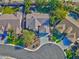 Aerial view of the neighborhood with landscaped yards, pools, and well-maintained homes at 1681 S Karen Dr, Chandler, AZ 85286