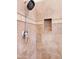 Nicely designed bathroom featuring a shower and tile walls at 1681 S Karen Dr, Chandler, AZ 85286