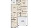 Open-concept floor plan showcasing a primary suite, den, and a 2-car garage at 18219 W La Senda Dr, Surprise, AZ 85387