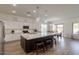 Modern kitchen with large island, stainless steel appliances, and ample cabinet space at 19042 E Arrowhead Trl, Queen Creek, AZ 85142