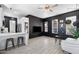 Cozy living space with adjacent kitchen area and stylish decor at 201 S Greenfield Rd # 215, Mesa, AZ 85206