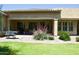 The covered patio is a great place to enjoy the landscaped backyard at 20243 E Poco Calle --, Queen Creek, AZ 85142