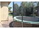 Fenced trampoline in landscaped backyard at 20243 E Poco Calle --, Queen Creek, AZ 85142