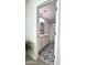 Charming bathroom with a double sink vanity, black fixtures, decorative floor tiles, and lots of light at 3067 E Trigger Way, Gilbert, AZ 85297